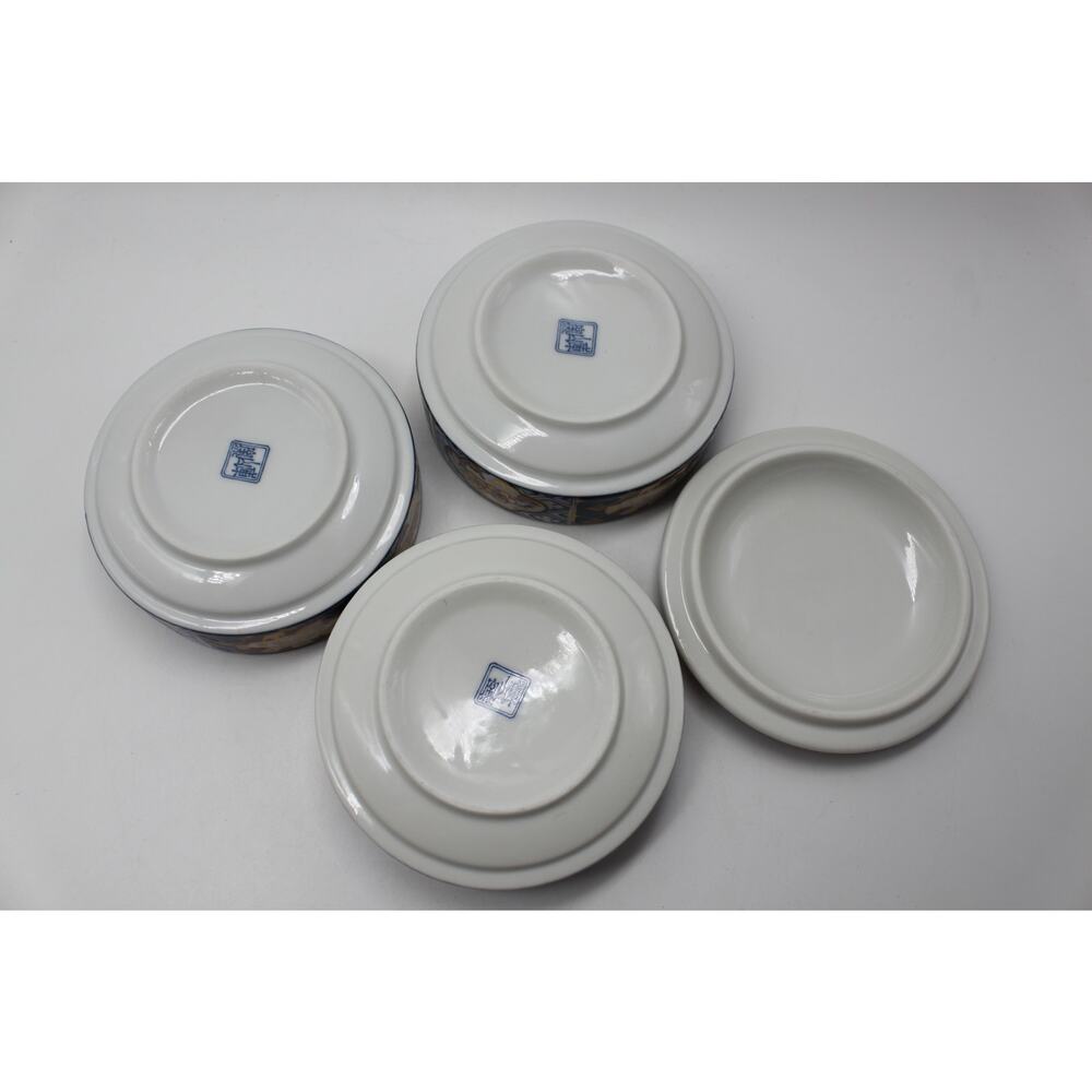 Vtg Otagiri Imari Japan Porcelain 3 Tier Stacking Bowls & Lid *In Original Box* - Picture 8 of 12
